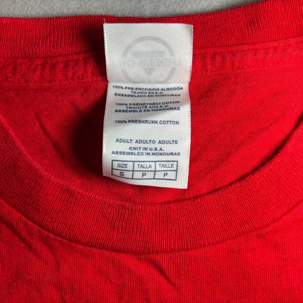 Delta Pro Weight Chi O Sorority Graphic T-Shirt Adult Small Red 2008 - Picture 6 of 16